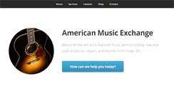 Desktop Screenshot of amxmusic.com